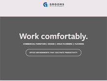 Tablet Screenshot of groomsinc.com
